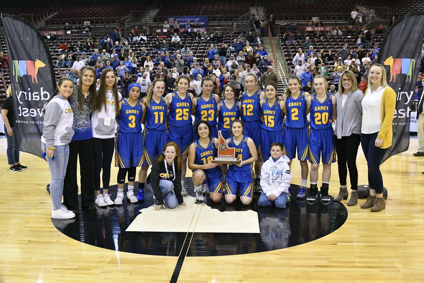 Girls State Basketball - Carey Vs. Rockland